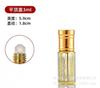 Frasco Roll-on Octogonal Essencial para Hot Stamping Frasco de Perfume do Oriente Médio Frasco de Vidro para Amostra Frasco Roll-on para Massagem Ocular