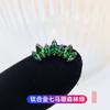 Brinco de liga de titânio F136 coroa olho de cavalo sete prego osso da orelha labial joalheria para piercing corporal titânio G23 fabricantes atacado