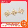 Accesorios de Joyería Estilo Antiguo Shangjia Cobre Fundido Cuadrado de 20*25mm Colgante para Pendiente Colgante de Borla Estilo Étnico Chino