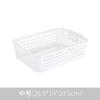 Grande e pequeno Desktop Snack Storage Hollow Storage Basket Portable Square Plastic Frame Storage Grocery Box Cesta de Cesta