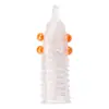 Cubierta de colmillo de lobo perla nariz de elefante cubierta de cristal palo de colmillo de lobo para hombre productos sexuales para adultos cubierta alargada para ropa de hombre