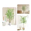 Planta Artificial Madeira de Cavalo Verde Planta Falsa Planta em Vaso Peça Decorativa Grande para Sala de Estar Campanula Japonesa Bonsai Artificial