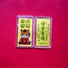 Pegatinas Doradas para Teléfono, Pegatinas Doradas Puras 999 para Teléfono, Pegatinas Coloridas de Dibujos Animados, Pegatinas de Tarjeta Dorada de Buena Suerte y Riqueza al por Mayor
