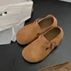 Zapatos Birkenstock de suela gruesa, cuero suave para mujer, nuevo modelo otoño 2026, zapatos de abuela ligeros de suela blanda, zapatos Birkenstock casuales versátiles retro