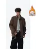 2026 HJ26687 forrada de polar, sin sombra, talla grande, chaqueta engrosada estilo americano, M-5X, HM26864 - Especial P54