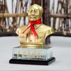 Presidente Mao bronze decoração do ornamento do carro estátua de cristal Seat decoração do carro