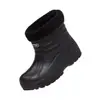 Botas de lluvia cálidas para hombre de EVA con tubo corto y forro polar para exteriores, adecuadas para lavaderos de autos, sitios de construcción y trabajos industriales, que ofrecen resistencia al desgaste, altura media a alta y protección impermeable para los pies de algodón