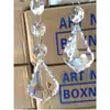 Pendente de vidro folha de bordo DIY cortina de contas de cristal/cortina de porta contas soltas decoração de casamento acessórios de iluminação bola suspensa