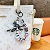 Cadena para Teléfono Colgante Llavero Caballo Mecedora con Cuentas Pintado a Mano Llavero de Coche Accesorio Regalo Pequeño Venta al por Mayor