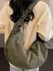 Bolsa de Ombro Estilo Coreano Moda Cor Sólida Formato Dumpling 2026 Nova Casual Grande Capacidade Transversal Leve Simples Tendência