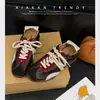 Tênis esportivo Lan Gui com aumento interno de 5 cm, tênis de treino retro alemão de nicho para mulheres, novo tênis casual 2026 outono estilo Forrest Gump, moderno