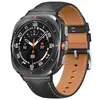 Adecuado para Correa de Goma para Samsung Galaxy Watch Ultra2 y Correa de Cuero de Vaca de Primera Capa para Samsung Ultra