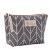 Bolsa de cosméticos de lona al por mayor en stock, estuche de lápices de estudiante de dibujos animados, monedero, bolsa de almacenamiento portátil de mano para lavado de mujeres