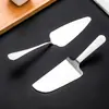 Pala para pastel de acero inoxidable herramienta para hornear juego de cuchillo tenedor cuchara para pastel cuchillo para pizza juego de pala para pastel tenedor LOGOTIPO