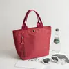 Bolsa Cuadrada Pequeña Impermeable de Tela Oxford para el Trabajo, Bolso de Mano Casual de Color Sólido Simple y de Moda para Mujer, Billetera para Teléfono Móvil y Monedas