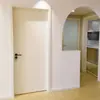 Puerta de Rebote de Barra Puerta de Madera Puerta Interior Sencilla Puerta de Dormitorio Conjunto de Puerta Compuesta de Madera Maciza Conjunto de Puertas Puerta de Ingeniería Puerta de Alquiler