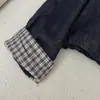 Chaqueta Acolchada de Mezclilla de un Solo Botón para Mujer Otoño e Invierno Chaqueta Engrosada 2025 Nueva Suelta Retro Abrigo de Algodón Transfronterizo