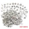 Transfronterizo caliente mixto 300 traje aleación plata tibetana colgante aretes colgante pequeño accesorios de joyería diy al por mayor