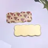 Patche Retangular de Resina com Renda de Sorvete Desenho Animado para DIY, Presilha para Franja Quebrada, Acessórios de Cabelo, Grampo de Cabelo, Capa de Celular, Acessórios de Joia