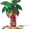 Venta Directa Transfronteriza Más Vendido Árbol de Navidad de Fieltro DIY Árbol de Navidad de Dibujos Animados de Fieltro para Niños Decoraciones Festivas Venta al por Mayor