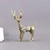 Estatueta de Latão de um Cervo com Você Mercado Cultural e Criativo Pequenos Artesanatos Presente para o Dia dos Professores Cervo Sika Transfronteiriço Atacado