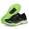 Sapatilhas de Ciclismo, Sapatos de Mountain Bike, Sapatos Profissionais Antiderrapantes com Travas, Sapatos Casuais para Esportes ao Ar Livre, Preto, Verde, Preto Laranja, Preto, Nenhum