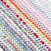 Lote de 30 cuentas sueltas de trébol de cuatro hojas con corte de color transparente, con agujero recto, para pulseras avanzadas de bricolaje, accesorios al por mayor