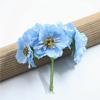 Accesorios para joyería flor de cerezo simulación guirnalda DIY ramo flor flor artificial guirnalda de flor de seda accesorios 1.8 yuanes 6 flores