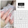 Calcomanías para Arte de Uñas con Copo de Nieve Calado Blanco Degradado Pintura en Aerosol Libre Calcomanías para Uñas Detenidas Otoño e Invierno Calcomanías Decorativas para Arte de Uñas Navideñas