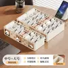 Caja Organizadora de Cables de Datos para Oficina en Casa Compartimentada Gestión de Cables Cable de Carga Audífonos Adaptador de Corriente Caja Organizadora de Escritorio