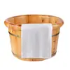 Película de Plástico Desechable Espesada para Baño de Pies Cubierta para Tina de Baño de Pies Pedicura Cubo de Madera Bolsa para Baño de Pies