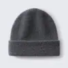 Gorro 100% cachemir puro, unisex, para hombres, mujeres y niños, gorro de punto cálido y grueso, adecuado para actividades al aire libre, ciclismo y para proteger los oídos del frío