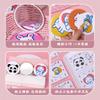 Espejo Pequeño Portátil Mini Maquillaje Pequeño de Alta Definición Simple Estudiante Portátil Regalo de Mano Maquillaje Espejo de Bolsillo