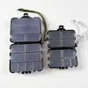 Caja de almacenamiento de plástico para accesorios de pesca, caja de almacenamiento portátil para anzuelos y giratorios, organizador de equipo de pesca anticorrosión
