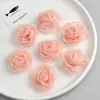 Flor de Gasa de Hibisco Rizado Simulada de 6 cm Cabeza de Flor Accesorios Hechos a Mano DIY Accesorios para el Cabello Pasadores Zapatos y Sombreros Accesorios para Ropa