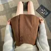 Foto real de pantalones-falda de pana estilo coreano para mujer, adecuados para ir al trabajo, nuevo modelo de invierno 2026, shorts de línea A irregulares que estilizan
