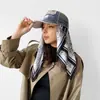 Bufanda de seda sintética 70 estilo ins coreano versátil bufanda cuadrada pequeña de moda bufanda cuadrada decorativa de verano corbata para bolso bufanda fina