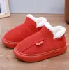 Botas Gruesas de Algodón con Forro de Felpa para Invierno para Hombres, Pantuflas de Algodón para Interiores para Hombres de Mediana Edad y Mayores con Cubierta para el Talón, Zapatos de Algodón Cálidos para el Noreste para Uso en Exteriores