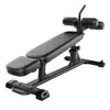 Banco plano multifuncional Banco con mancuernas Silla para fitness en casa Equipo deportivo de gimnasio para hombres y mujeres Banco con barra integral