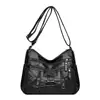 Bolso Bandolera para Mamá de Mediana Edad 2026 Nuevo de Moda Versátil Elegante de un Solo Hombro para Mujer con Múltiples Compartimentos Bolso Pequeño de Cuero Suave