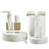 Conjunto de Seis Frascos Vazios Reabastecíveis para Viagem, para Viagens de Negócios e Viagens, Frascos Pequenos Portáteis, Frascos com Borrifador, Frascos de Loção