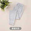 Calça Infantil de Outono Estilo Japonês com 2 Peças, Algodão Colorido, Leggings Térmicas de Outono/Inverno para Meninos e Meninas, Calça Longa Quente, Calça de Algodão Sem Costura, Classe A