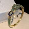 Pulsera de Guepardo para Mujer, Estilo Moderno, Joyería de Cobre Electrochapado, Nueva Moda Invierno 2026