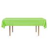 Toalha de Mesa Descartável Lisa Peva Espessada 137*274cm Toalha de Mesa Cor Pura Decoração de Festa Arranjo