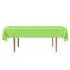 Mantel Desechable Liso Material PEva Engrosado y Ampliado 137*183CM Mantel de Color Sólido Decoración de Fiesta Monocromático