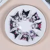 Broche de Acrílico Desenho Animado Ins Insígnia Kuromi Decoração de Mochila Presente Broche