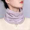 Calentador de cuello grueso para invierno 2026 con forro polar corto, polaina cómoda para cuello para ciclismo al aire libre, bufanda y mascarilla cortavientos