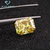 Piedra Suelta de Moissanita Chapada en Amarillo Color Vvs1 Moissanita Chapada Precio al por Mayor de Fabricante de Wuzhou