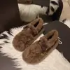 Zapatos cálidos de una correa con aumento de altura interior para mujer, suela gruesa, para usar al aire libre, forro de felpa, zapatos de algodón de moda 2026, zapatos postparto, invierno