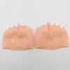 Separador de Dedos de Pie de Cinco Agujeros Almohadilla de Miel para el Antepié Separador de Dedos de Pie de Silicona Cubierta para el Antepié Cubierta Superpuesta para Dedos Separador para el Dedo Gordo del Pie